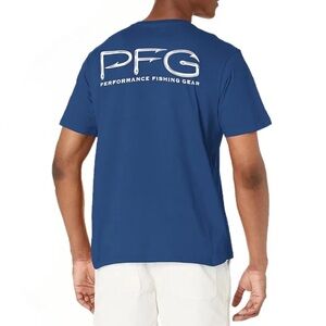 Columbia Men's PFG Hooks Back Graphic Short Sleeve T-Shirt Shirt size XL‎